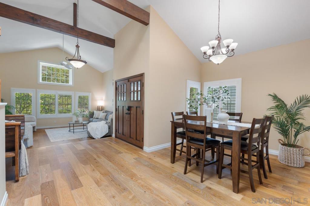 Dining room featured in the unbranded film